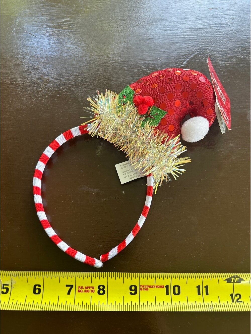 C20 Christmas hat decoration band hair cute